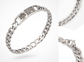 sostag standaard rvs armband (167)